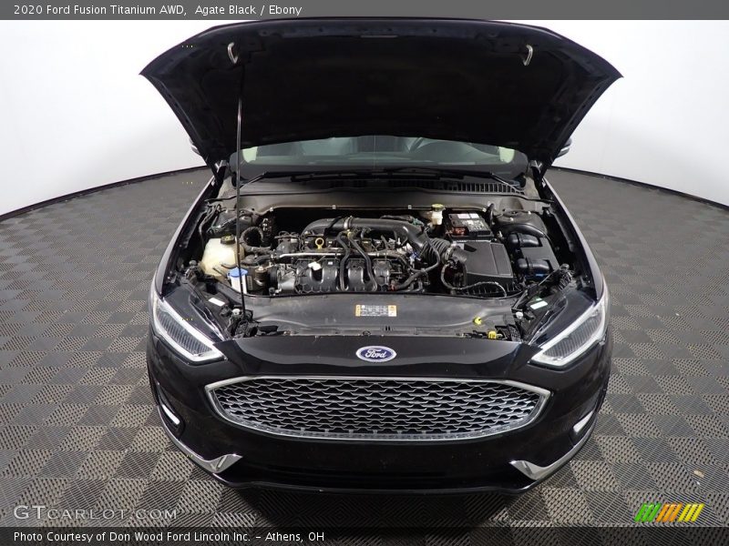 Agate Black / Ebony 2020 Ford Fusion Titanium AWD
