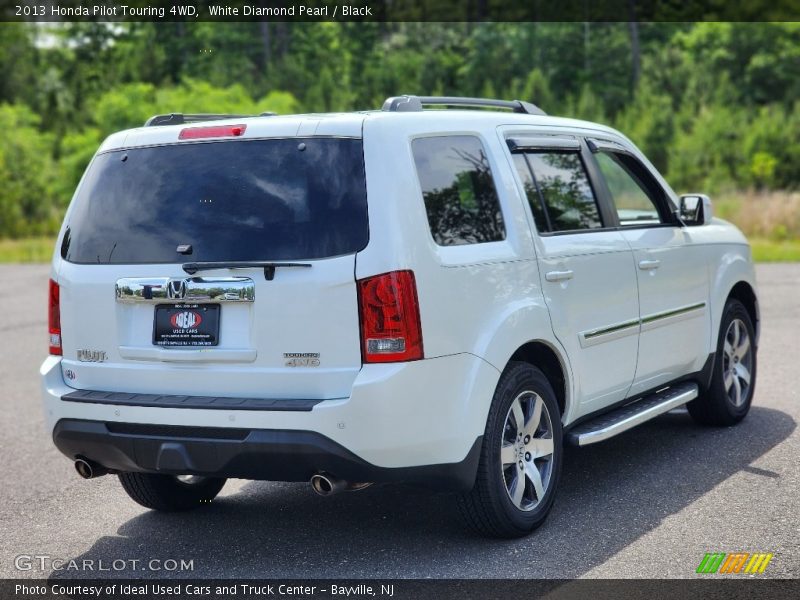 White Diamond Pearl / Black 2013 Honda Pilot Touring 4WD