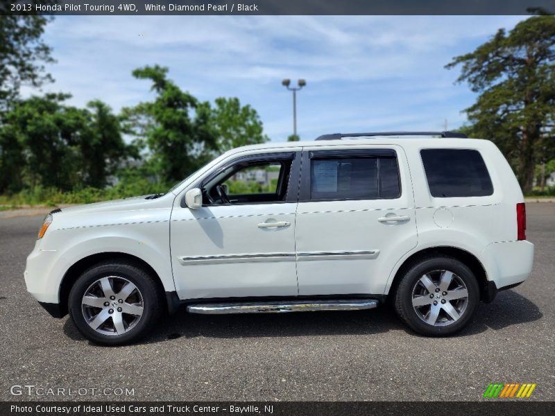 White Diamond Pearl / Black 2013 Honda Pilot Touring 4WD