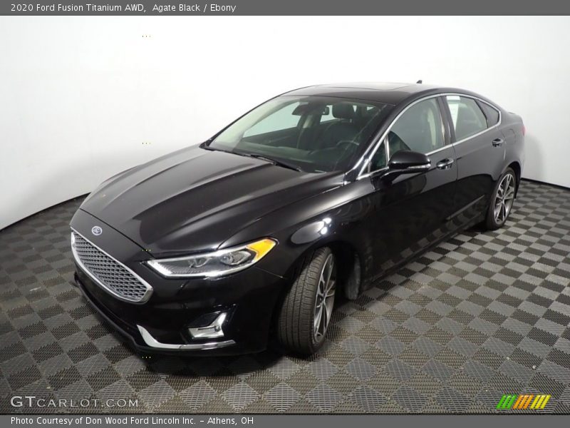 Agate Black / Ebony 2020 Ford Fusion Titanium AWD