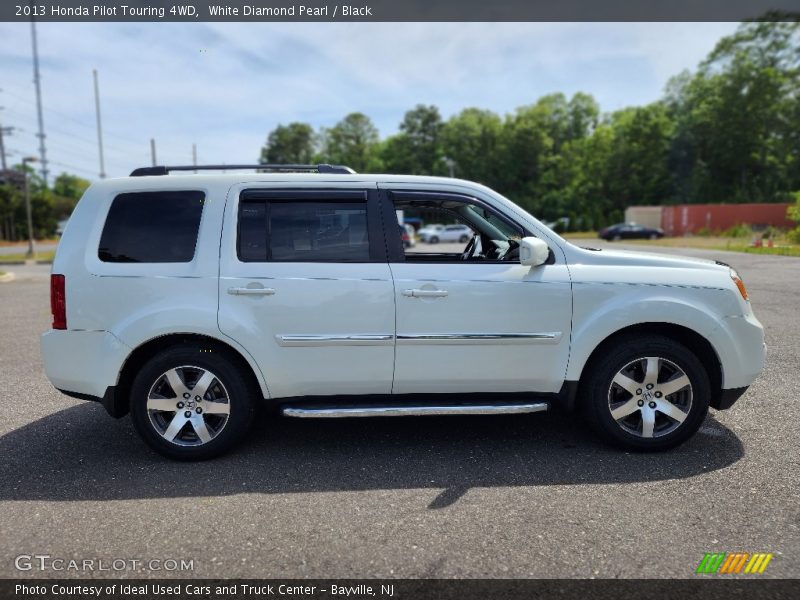 White Diamond Pearl / Black 2013 Honda Pilot Touring 4WD