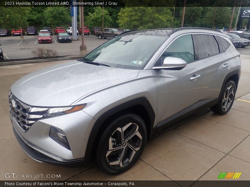 Front 3/4 View of 2023 Tucson Limited AWD