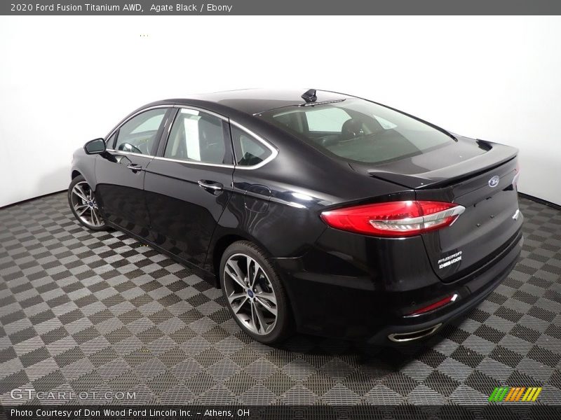 Agate Black / Ebony 2020 Ford Fusion Titanium AWD