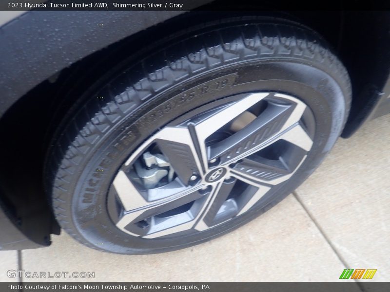 Shimmering Silver / Gray 2023 Hyundai Tucson Limited AWD
