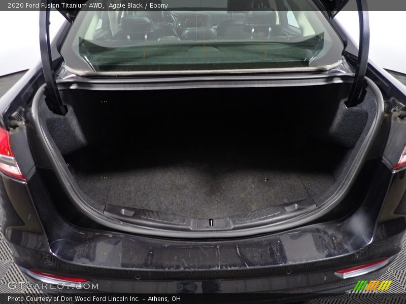 Agate Black / Ebony 2020 Ford Fusion Titanium AWD