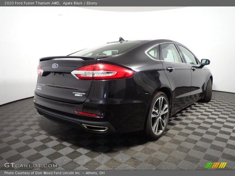 Agate Black / Ebony 2020 Ford Fusion Titanium AWD