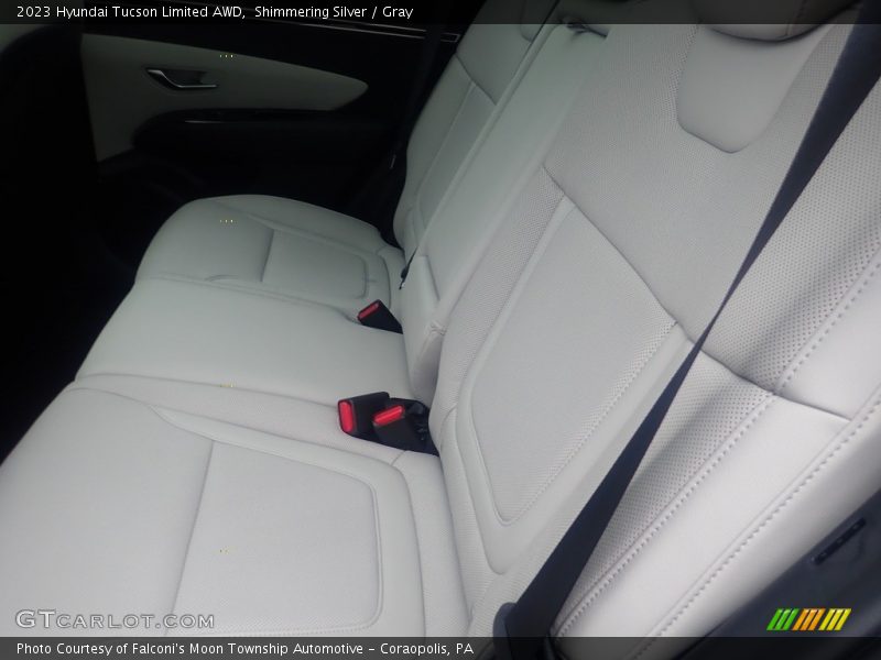 Rear Seat of 2023 Tucson Limited AWD