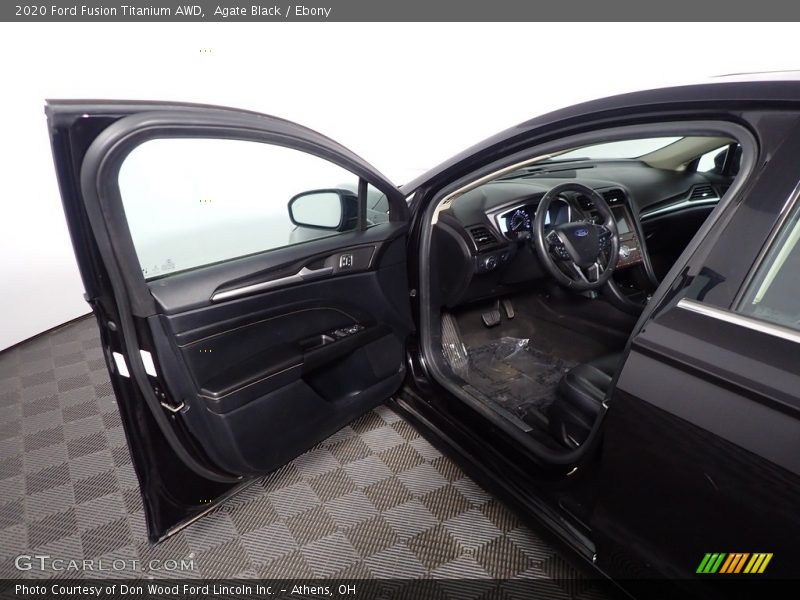 Agate Black / Ebony 2020 Ford Fusion Titanium AWD