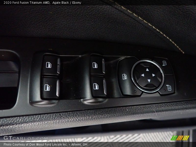 Agate Black / Ebony 2020 Ford Fusion Titanium AWD