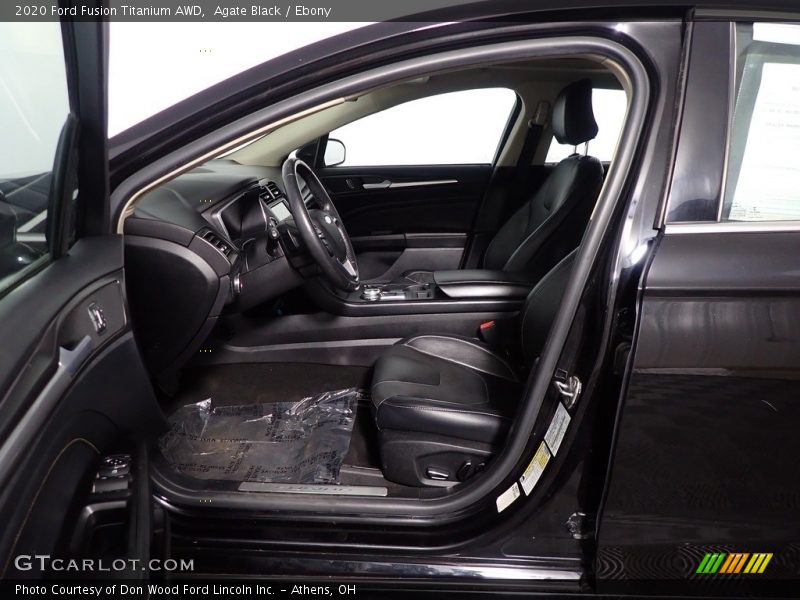 Agate Black / Ebony 2020 Ford Fusion Titanium AWD