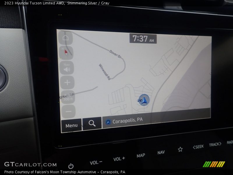 Navigation of 2023 Tucson Limited AWD