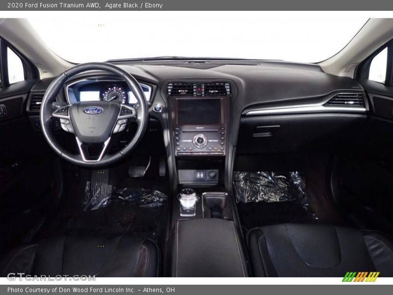 Agate Black / Ebony 2020 Ford Fusion Titanium AWD