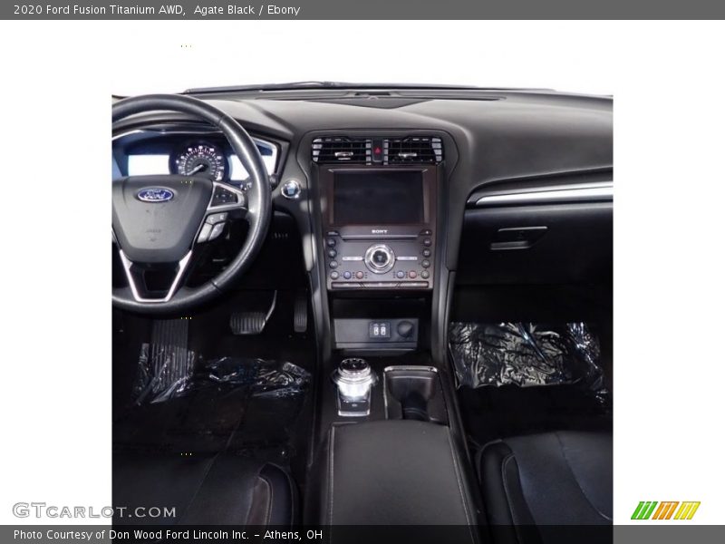 Agate Black / Ebony 2020 Ford Fusion Titanium AWD