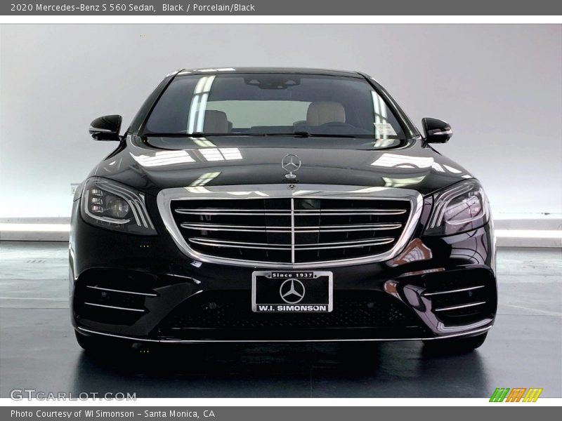 Black / Porcelain/Black 2020 Mercedes-Benz S 560 Sedan
