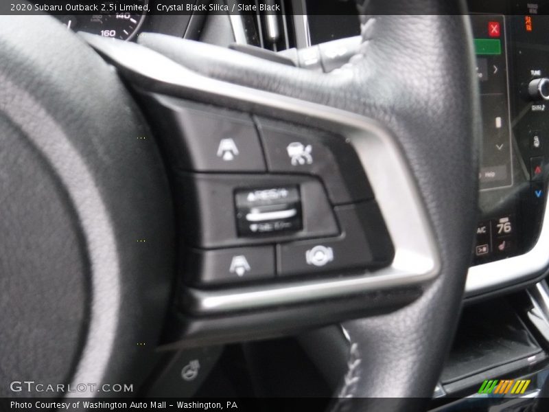 Crystal Black Silica / Slate Black 2020 Subaru Outback 2.5i Limited