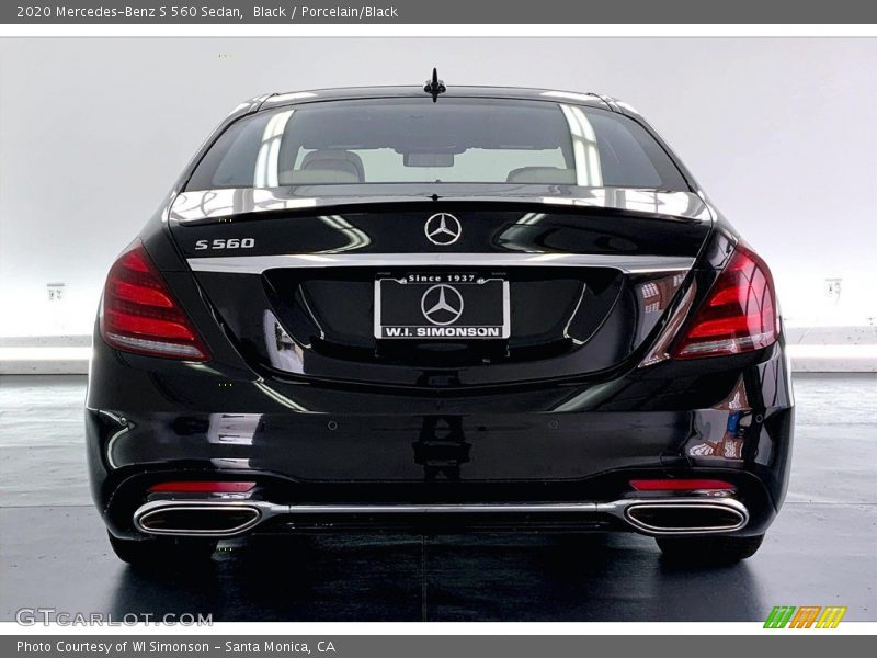Black / Porcelain/Black 2020 Mercedes-Benz S 560 Sedan