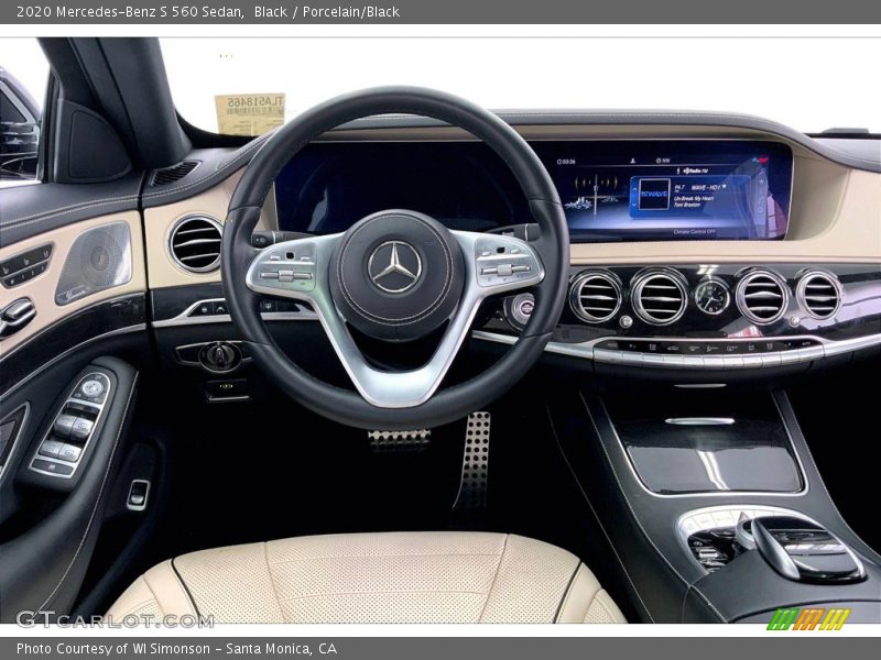 Black / Porcelain/Black 2020 Mercedes-Benz S 560 Sedan