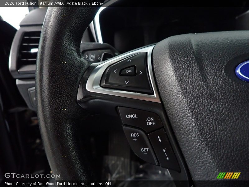 Agate Black / Ebony 2020 Ford Fusion Titanium AWD