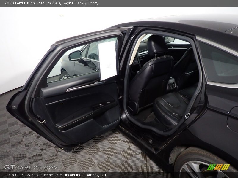 Agate Black / Ebony 2020 Ford Fusion Titanium AWD