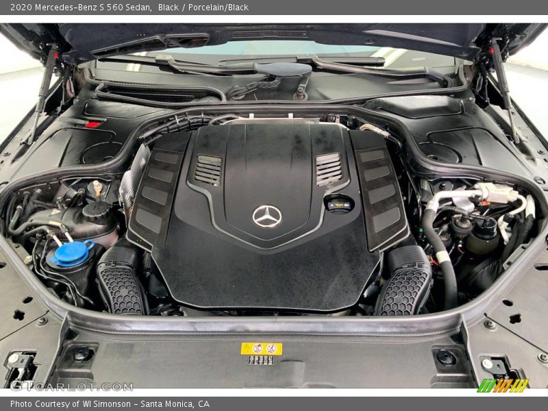 Black / Porcelain/Black 2020 Mercedes-Benz S 560 Sedan