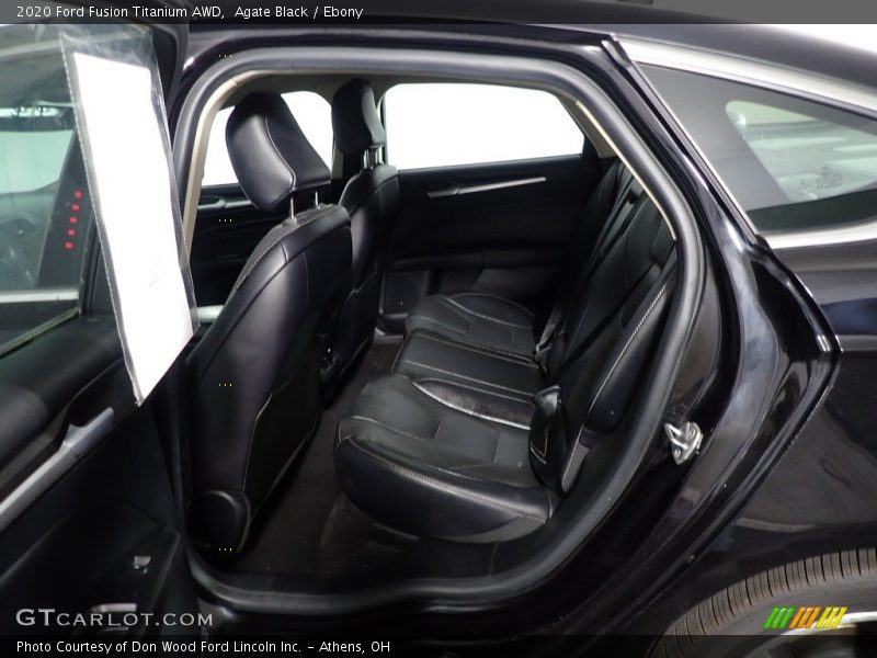 Agate Black / Ebony 2020 Ford Fusion Titanium AWD