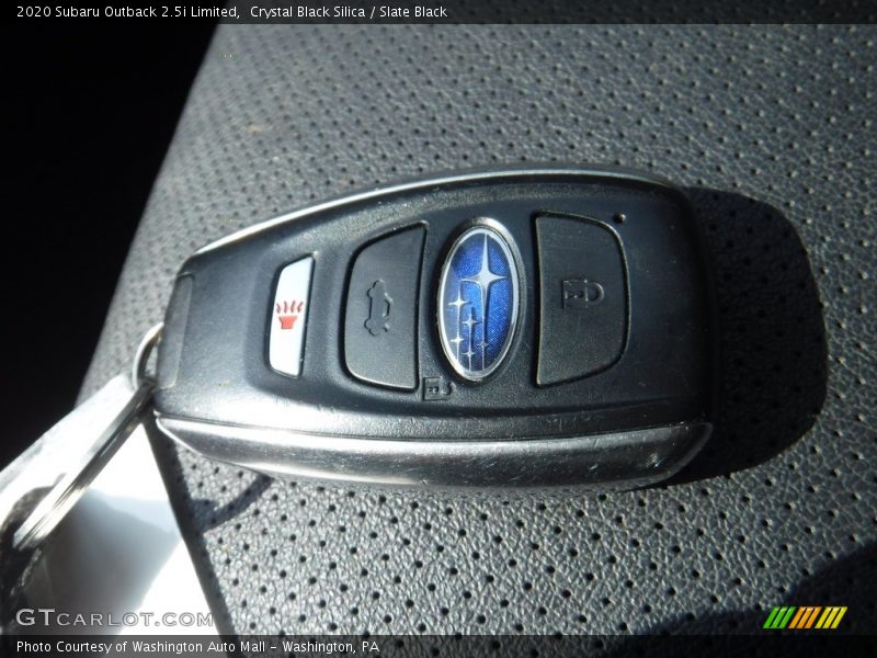 Crystal Black Silica / Slate Black 2020 Subaru Outback 2.5i Limited