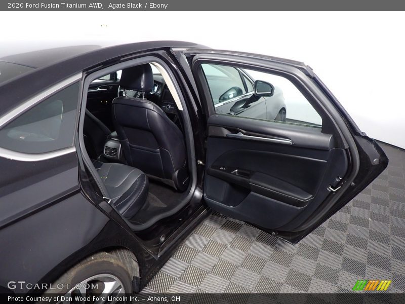 Agate Black / Ebony 2020 Ford Fusion Titanium AWD