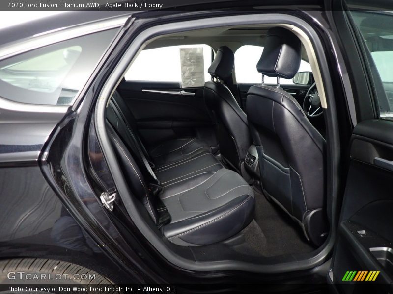 Agate Black / Ebony 2020 Ford Fusion Titanium AWD
