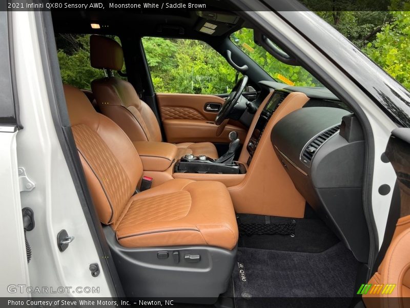 2021 QX80 Sensory AWD Saddle Brown Interior