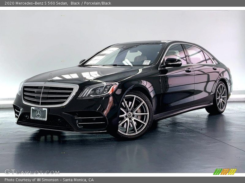 Black / Porcelain/Black 2020 Mercedes-Benz S 560 Sedan