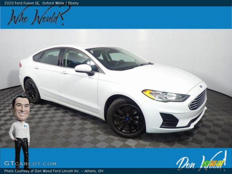 Oxford White / Ebony 2020 Ford Fusion SE