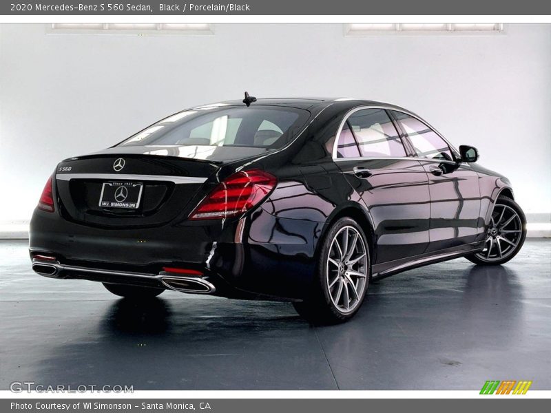 Black / Porcelain/Black 2020 Mercedes-Benz S 560 Sedan