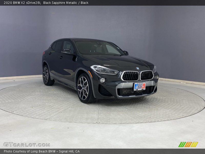 Black Sapphire Metallic / Black 2020 BMW X2 sDrive28i