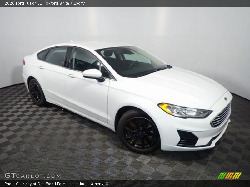 Oxford White / Ebony 2020 Ford Fusion SE