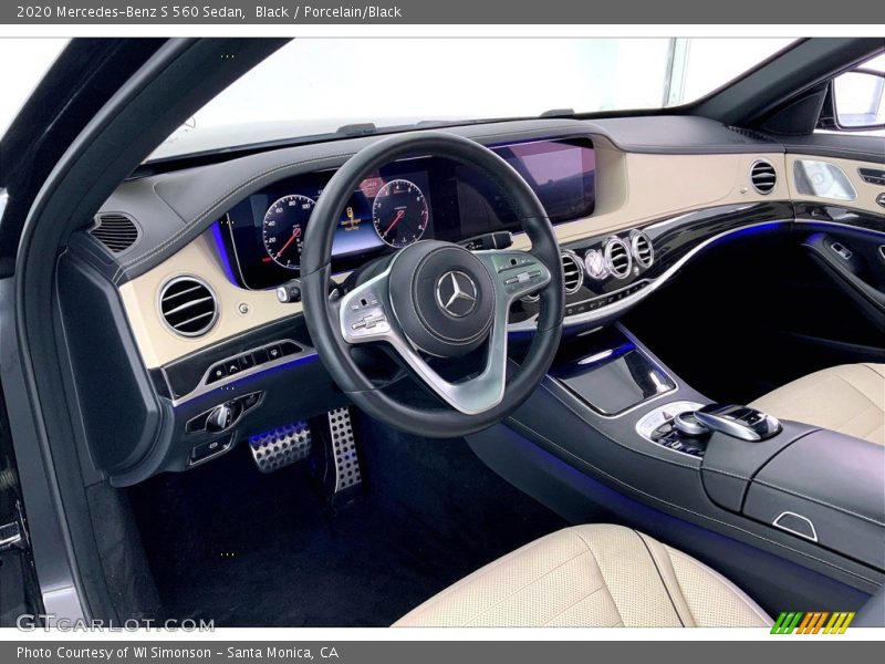 Black / Porcelain/Black 2020 Mercedes-Benz S 560 Sedan