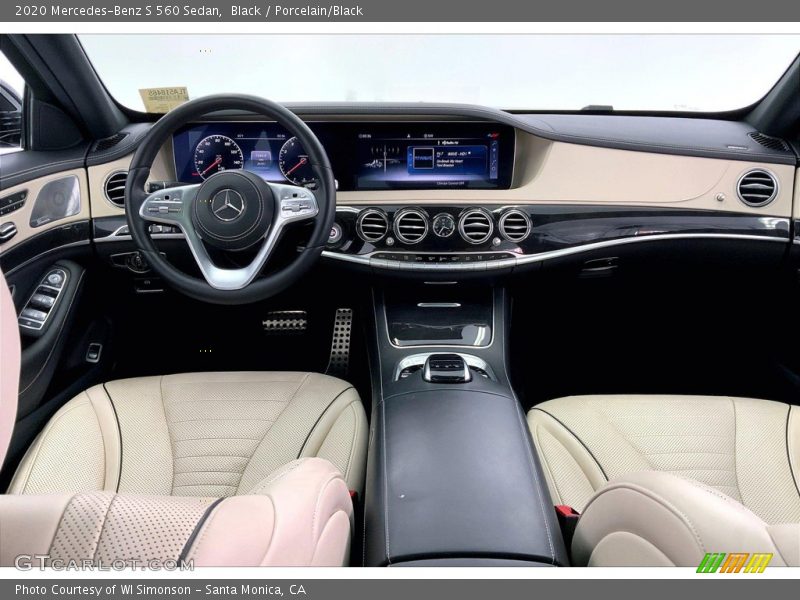 Black / Porcelain/Black 2020 Mercedes-Benz S 560 Sedan