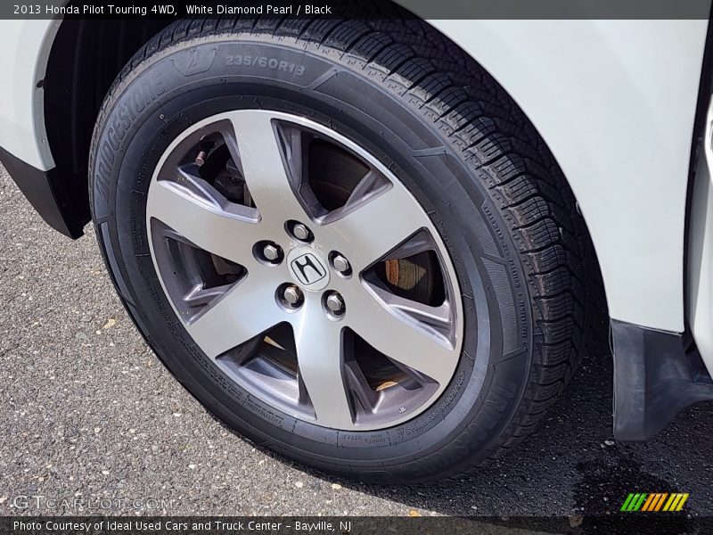 White Diamond Pearl / Black 2013 Honda Pilot Touring 4WD