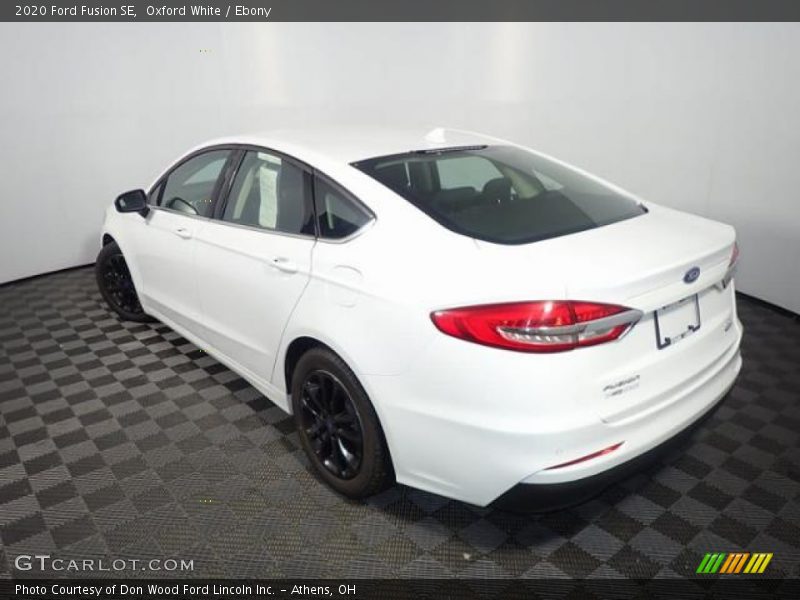 Oxford White / Ebony 2020 Ford Fusion SE