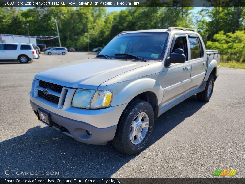 Silver Birch Metallic / Medium Flint 2003 Ford Explorer Sport Trac XLT 4x4