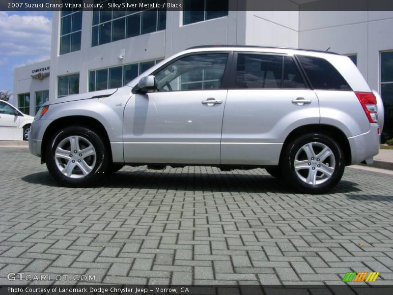 Silky Silver Metallic / Black 2007 Suzuki Grand Vitara Luxury