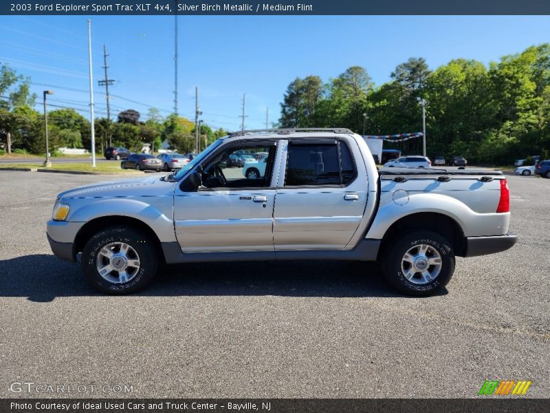 Silver Birch Metallic / Medium Flint 2003 Ford Explorer Sport Trac XLT 4x4