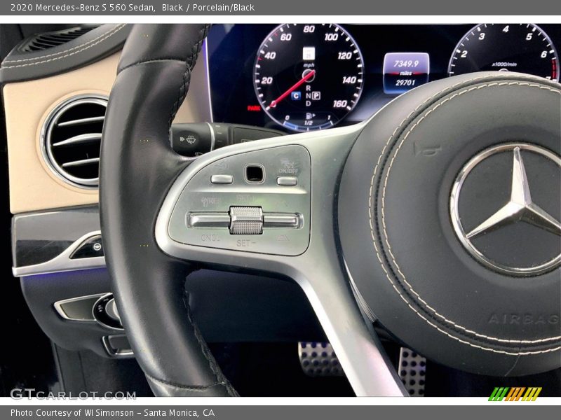 Black / Porcelain/Black 2020 Mercedes-Benz S 560 Sedan
