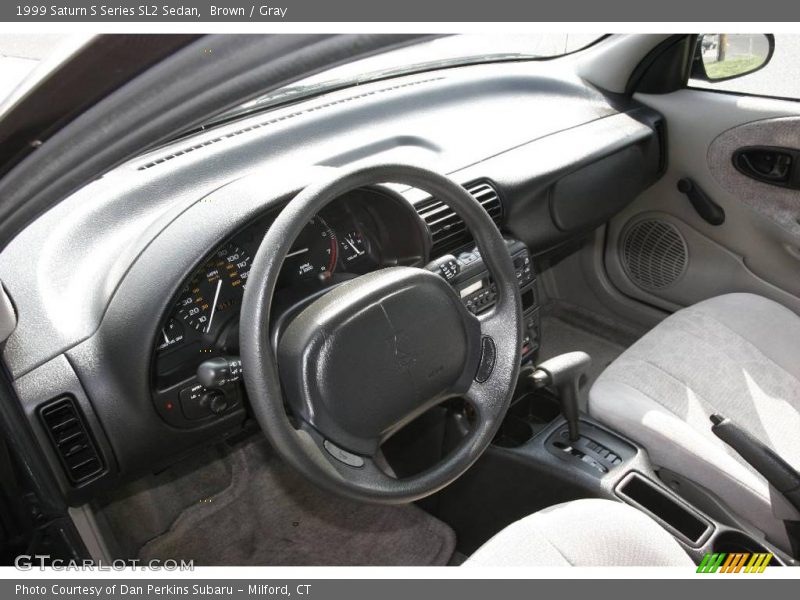 Brown / Gray 1999 Saturn S Series SL2 Sedan