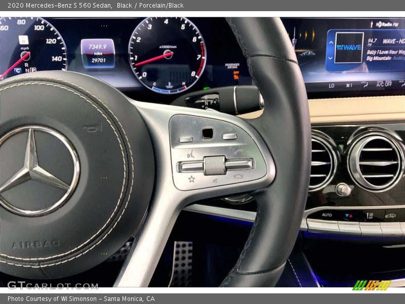 Black / Porcelain/Black 2020 Mercedes-Benz S 560 Sedan