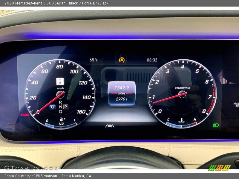 Black / Porcelain/Black 2020 Mercedes-Benz S 560 Sedan