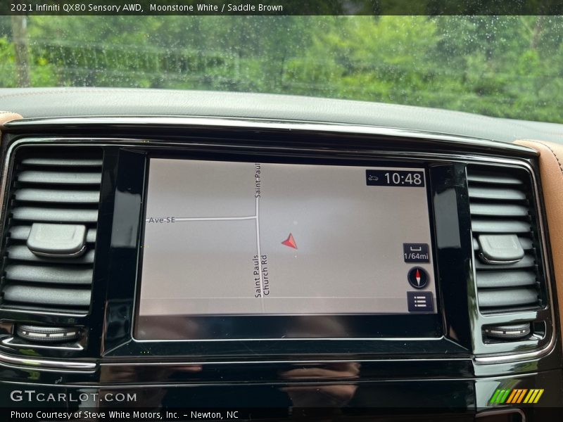 Navigation of 2021 QX80 Sensory AWD