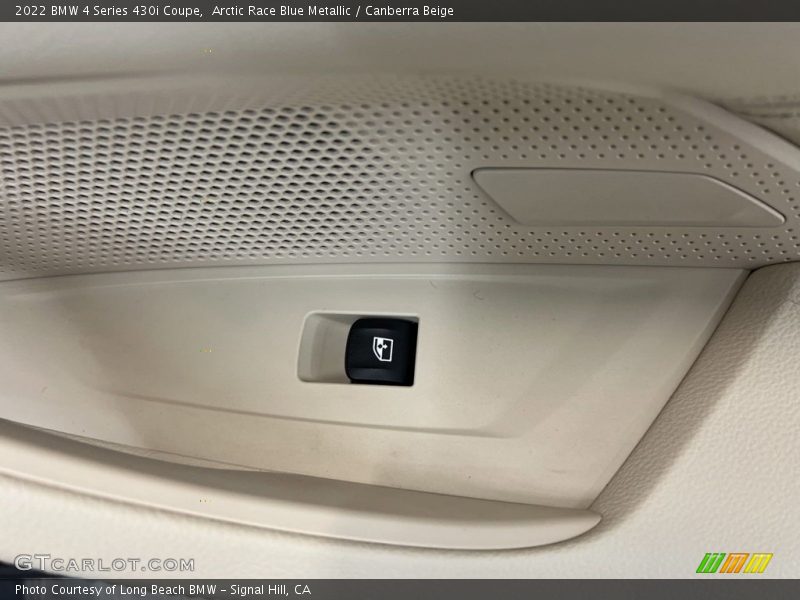 Arctic Race Blue Metallic / Canberra Beige 2022 BMW 4 Series 430i Coupe