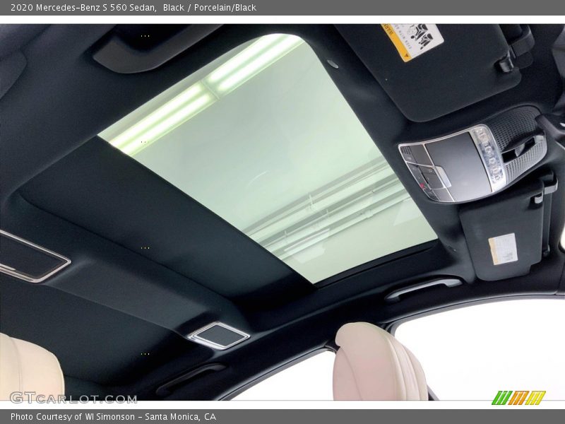 Black / Porcelain/Black 2020 Mercedes-Benz S 560 Sedan