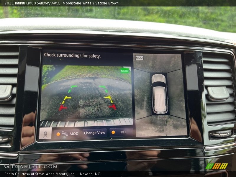 Controls of 2021 QX80 Sensory AWD