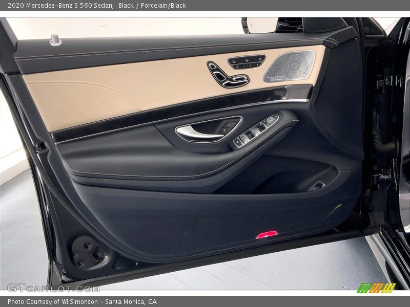 Black / Porcelain/Black 2020 Mercedes-Benz S 560 Sedan